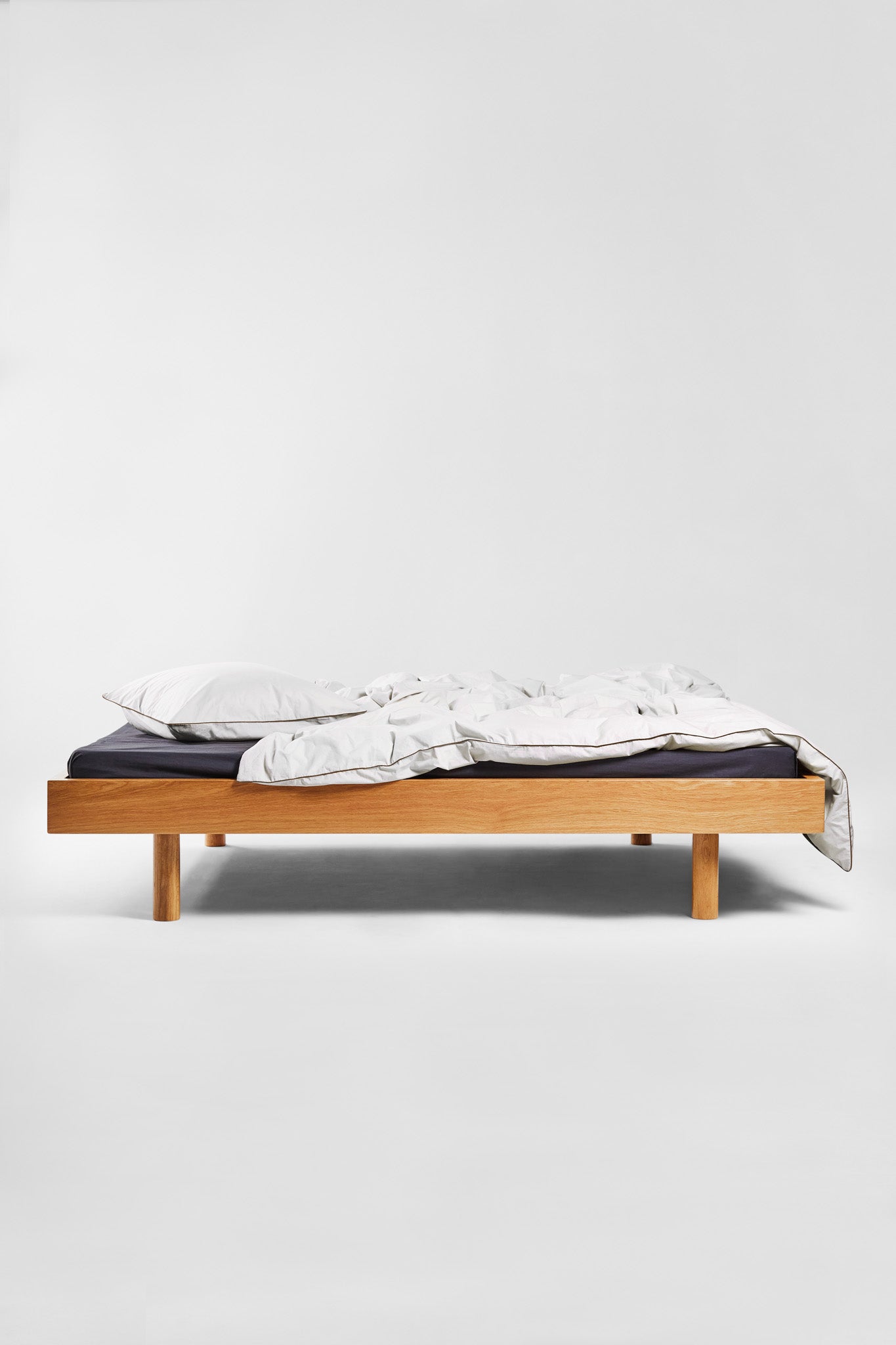 Duvet Cover in Contrast Edge, Prism with Carob