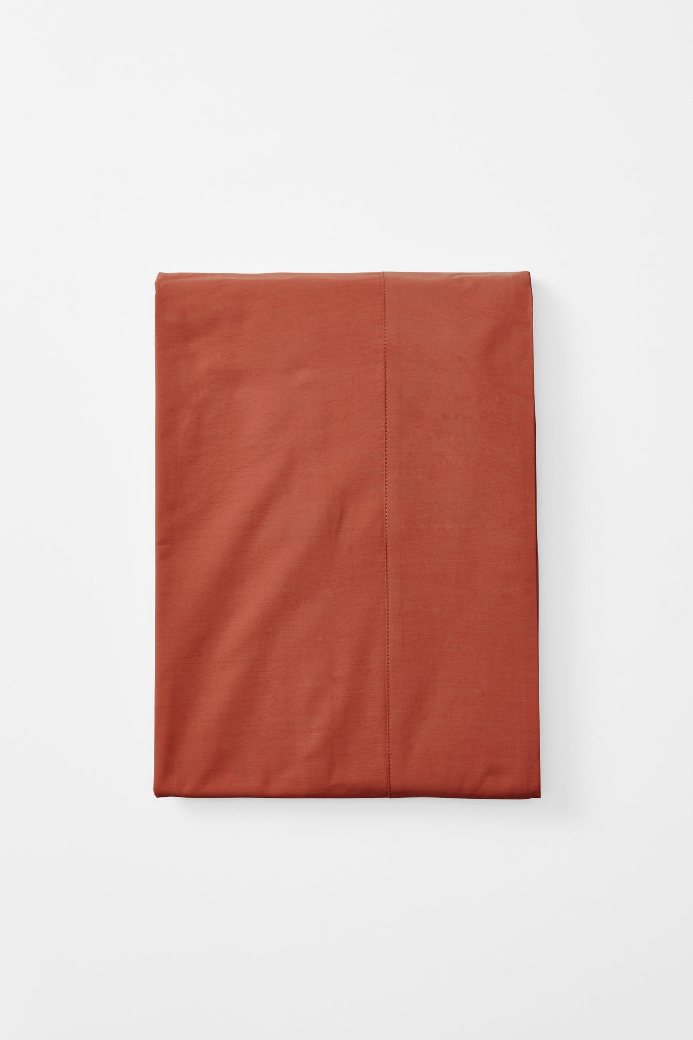 Flat Sheet in Ochre Red