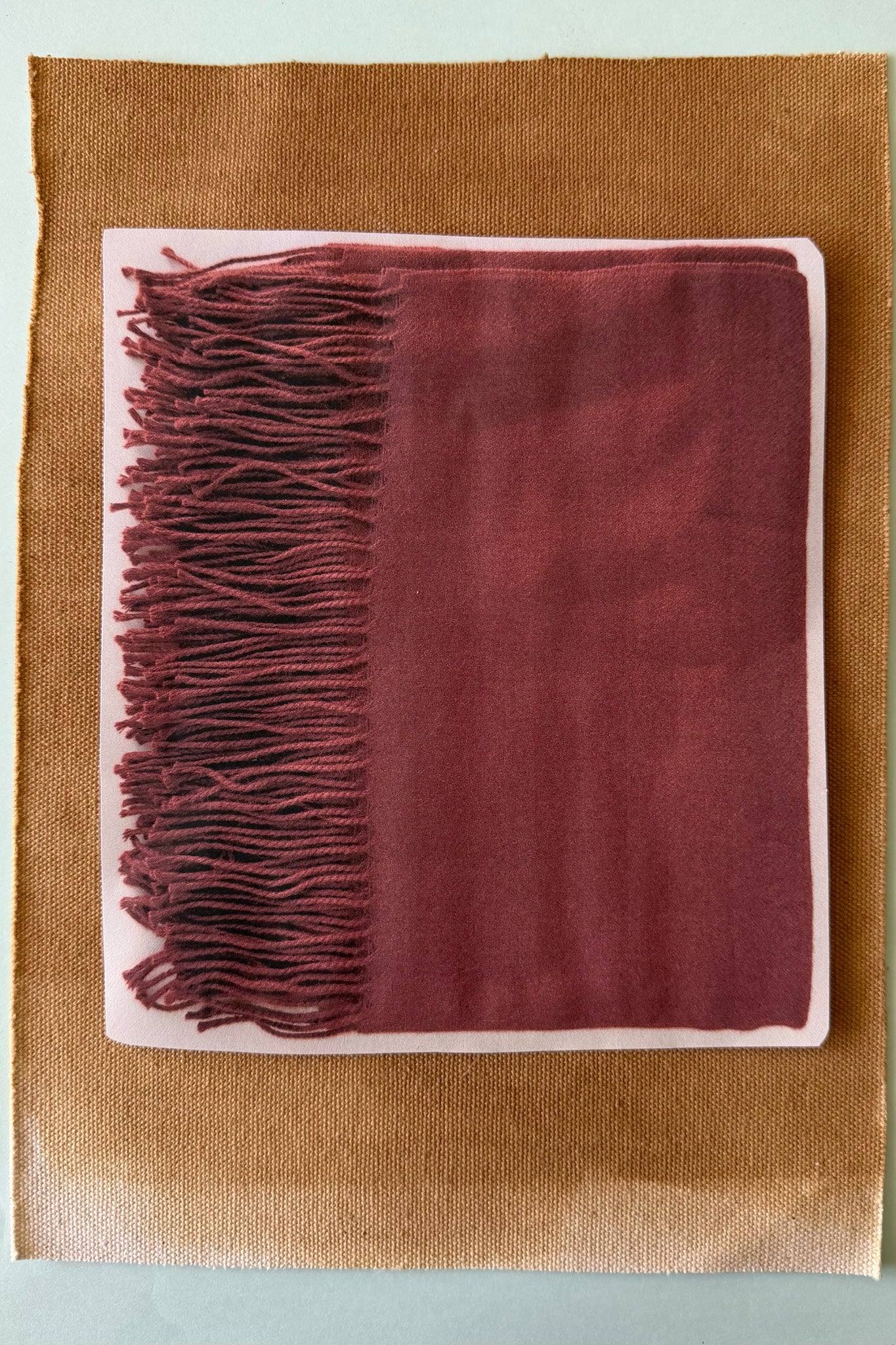 Alpaca Throw in Brick