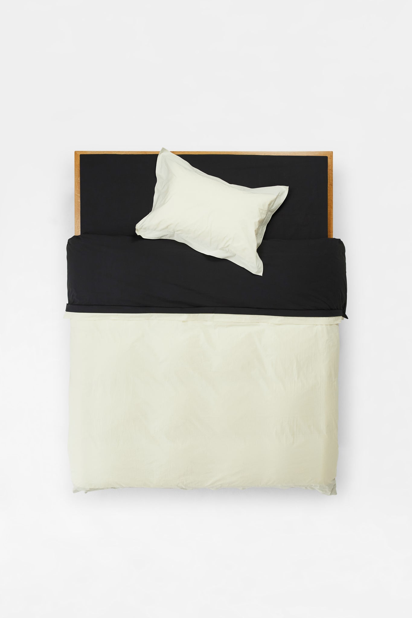 Pillowcase Pair in Bi Colour - Cinder and Canvas