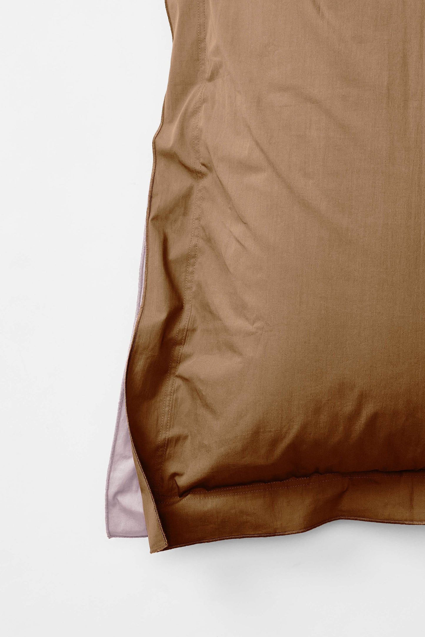 Pillowcase Pair in Bi Colour - Lilac and Carob