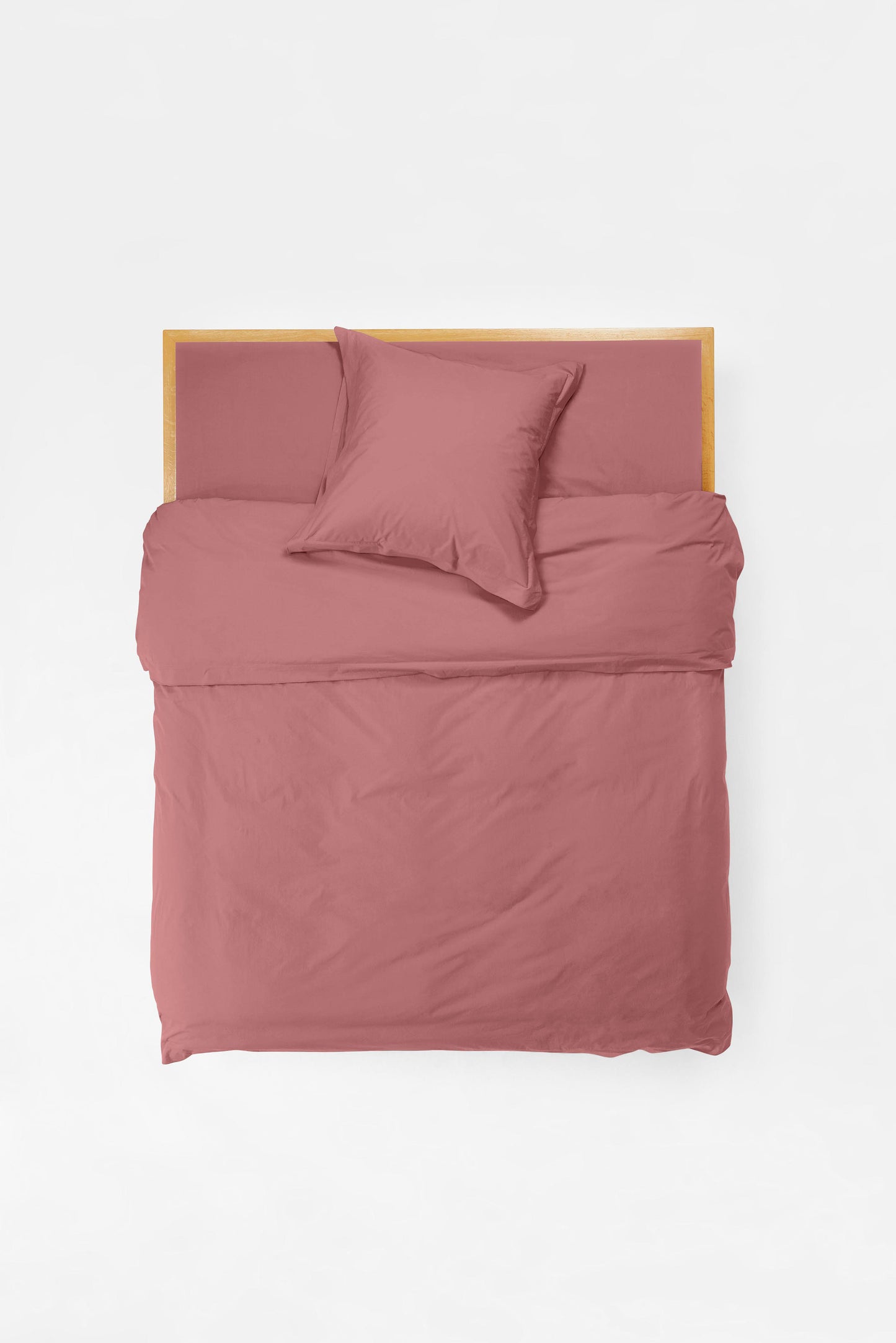Euro Pillowcase Pair in Clay