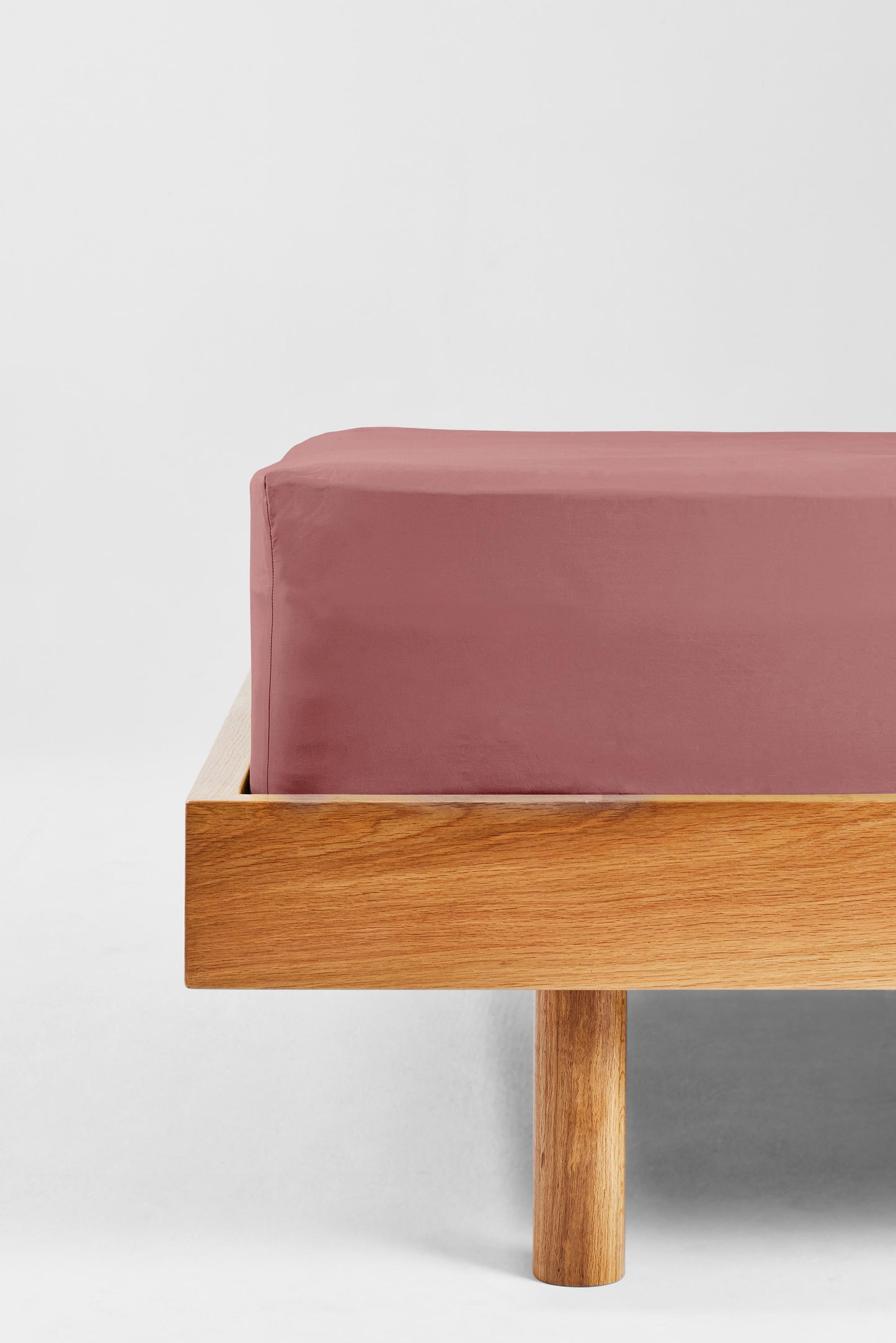 Fitted Sheet in Clay