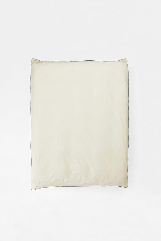 Product Image - Duvet Cover in Contrast Edge, Canvas with Navy