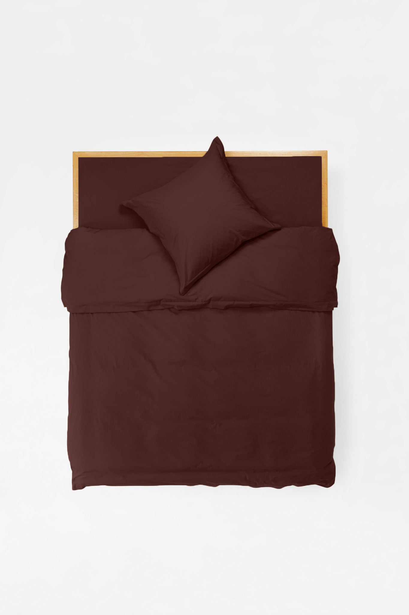 Duvet Cover in Eggplant