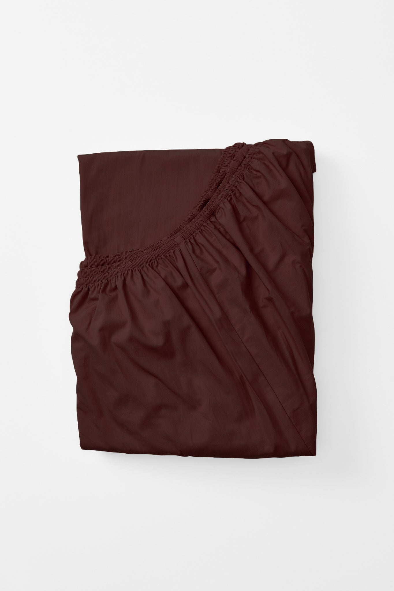 Fitted Sheet in Eggplant