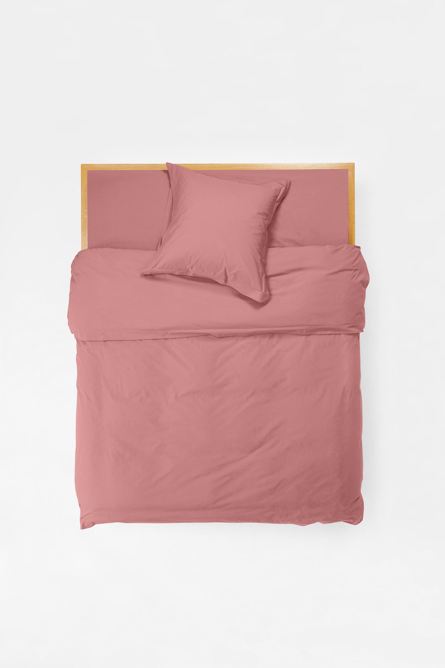 Euro Pillowcase Pair in Clay