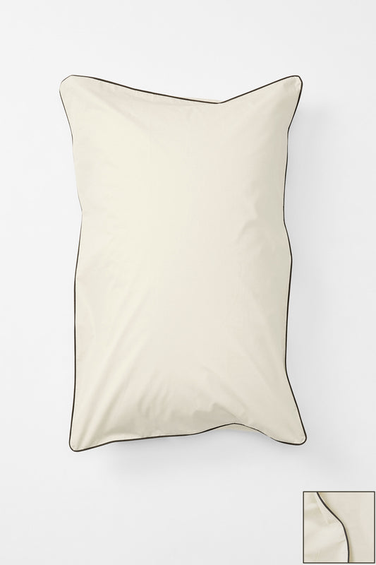 Product Image - Contrast Edge, Canvas with Cinder -  Pillowcase Pair