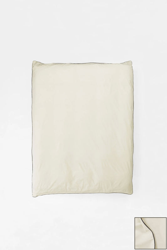 Product Image - Contrast Edge, Canvas with Cinder - Duvet Cover