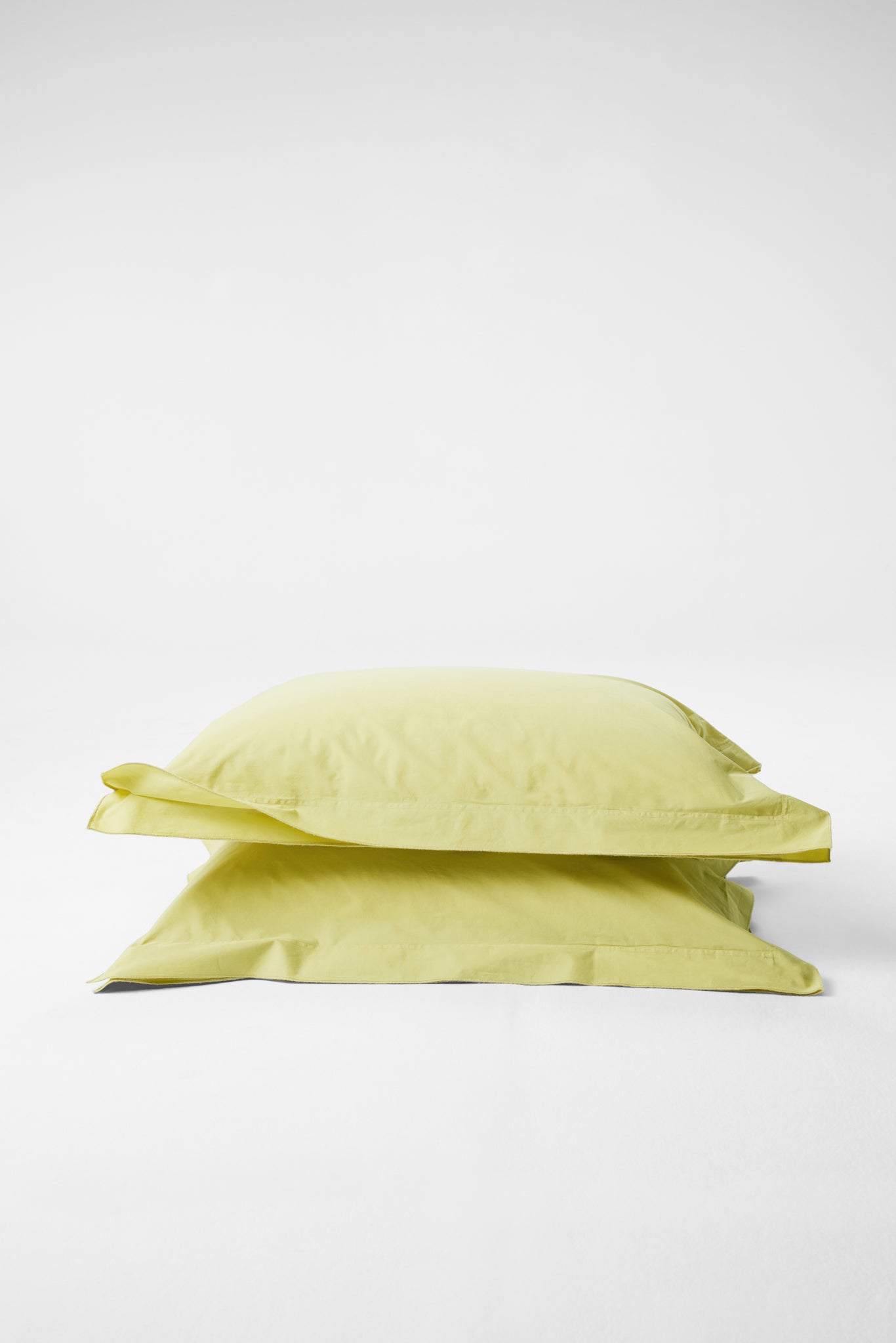 Euro Pillowcase Pair in Sulphur